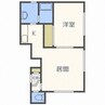 ヴィーブル南１３ 1LDKの間取り