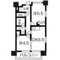 セザール南１０条西の間取図