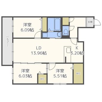 間取図 シティレジデンス南１３条