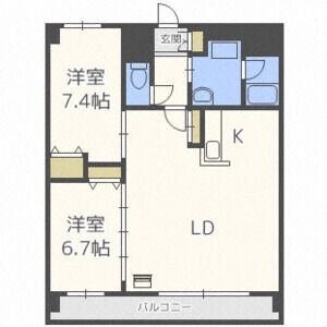 間取り図 メゾンハマナス
