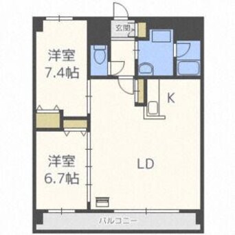 間取図 メゾンハマナス