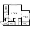 Ｓａｐｐｏｒｏ　Ｈｏｕｓｅ 1LDKの間取り