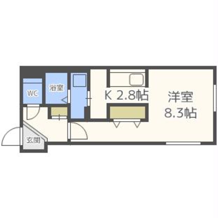 間取図 ファランドール幌平橋