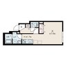 ファランドール幌平橋 1Kの間取り