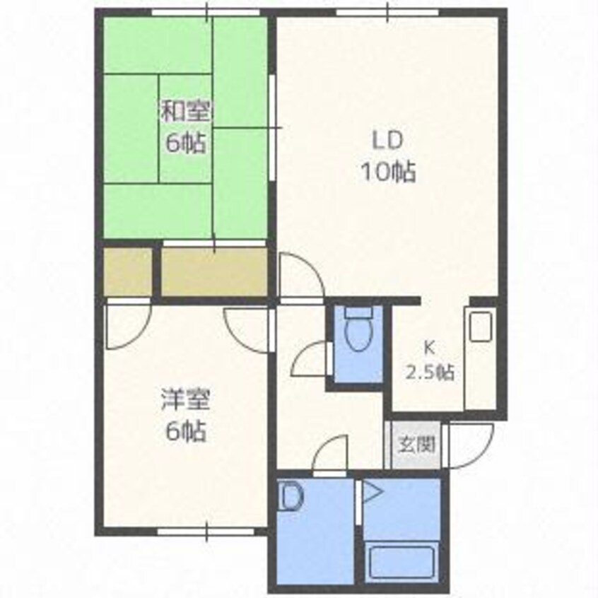 間取図 和光ハイツ１号棟