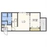 シティレジデンス南１２条 1LDKの間取り
