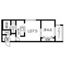 シティレジデンス南１２条 1LDKの間取り