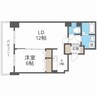 ティアラタワー中島倶楽部 1LDKの間取り