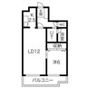 ダイアナ南山鼻ヒルズＩＩ　Ａ 1LDKの間取り