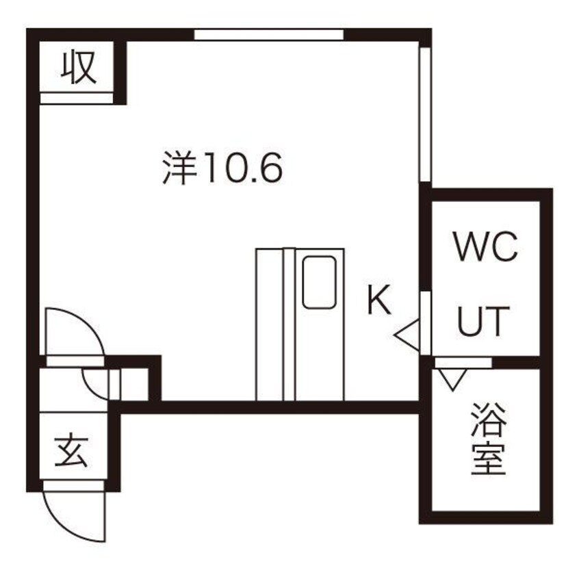 間取図 エスコートHSK