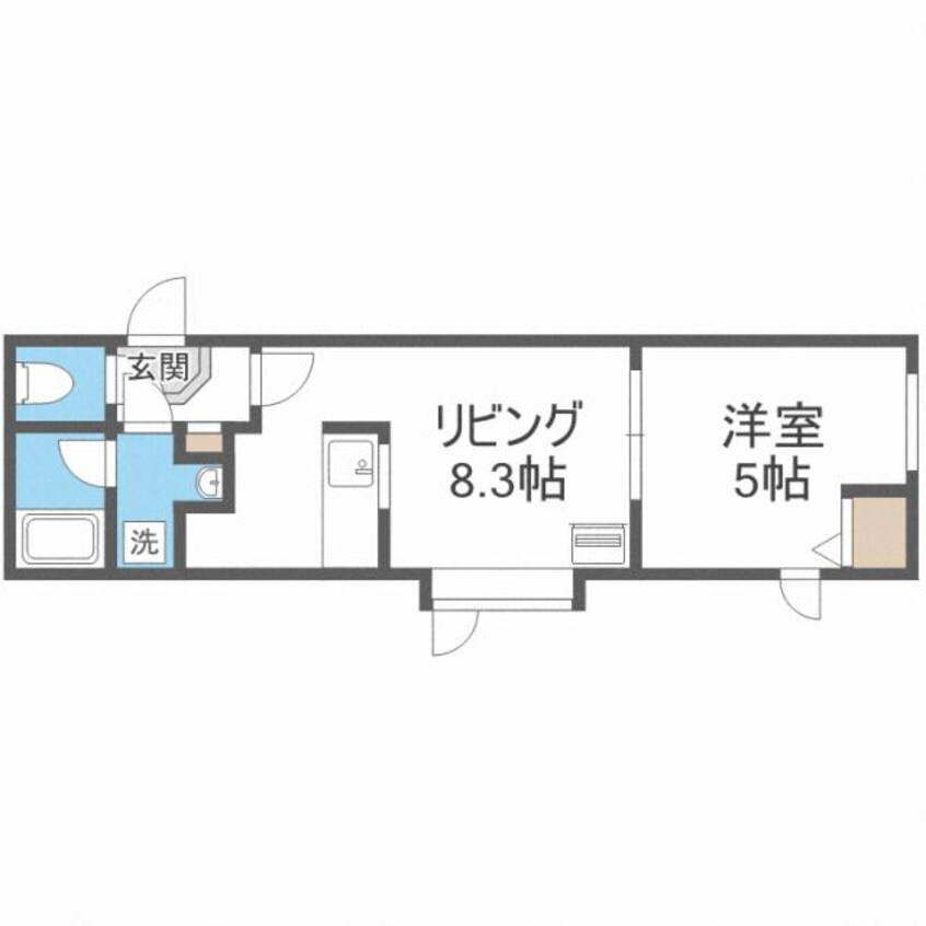 間取図 エクセル北４条