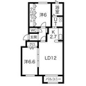 カレラ山鼻の間取図