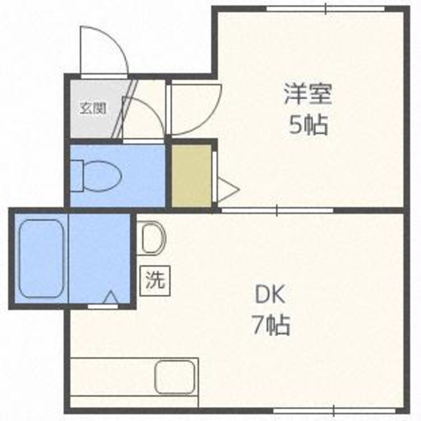 間取図 カーサ石山通