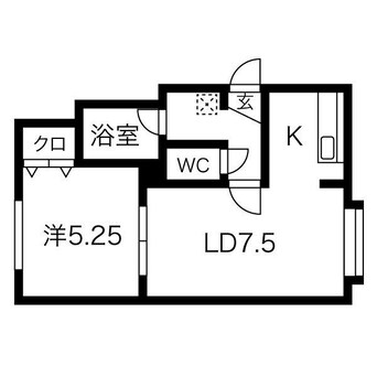 間取図 セピア南25