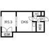 Luce 1DKの間取り