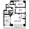 ＭＡＮＳＩＯＮ　ＫＵＲＯＤＡ山鼻19条Ⅱ 3LDKの間取り