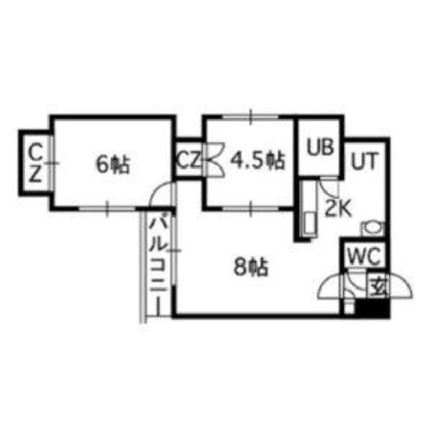 間取図 セントポーリア弐番館