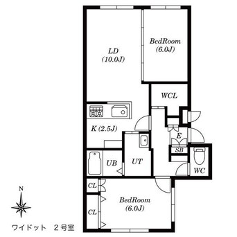 間取図 Y,(ワイドット)