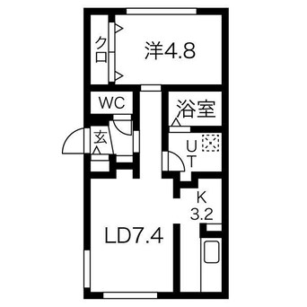 間取図 amadeus中島公園(アマデウス中島公園)