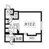ラフィナート山鼻 1Kの間取り