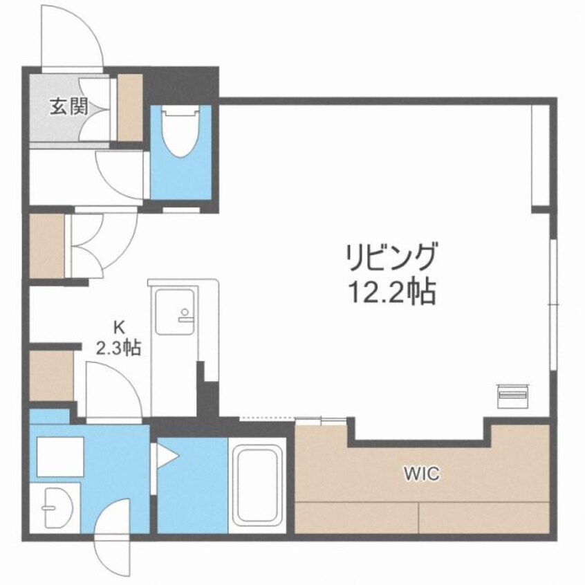 間取図 ラフィナート山鼻