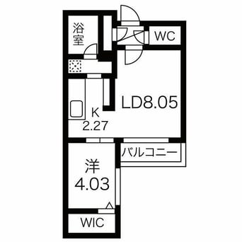間取図 エフェクト南１１条　Ａ棟