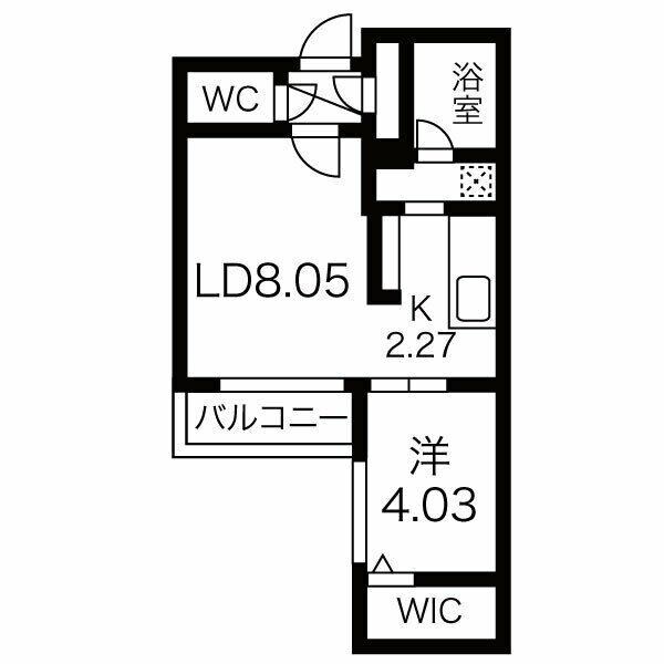 間取り図 エフェクト南１１条　Ａ棟