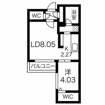 間取図 エフェクト南１１条　Ａ棟