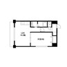 Courtyard 1LDKの間取り