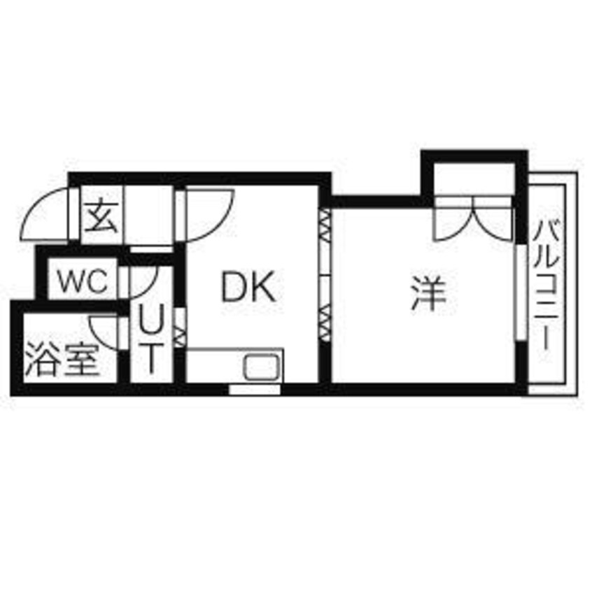 間取図 セゾン・ドゥ・ブランシェ南12条