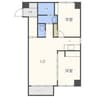 桐越マンション 2LDKの間取り
