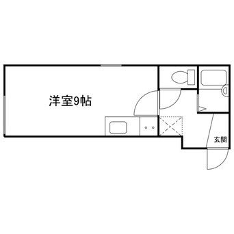 間取図 スワン南１５条ハイツ