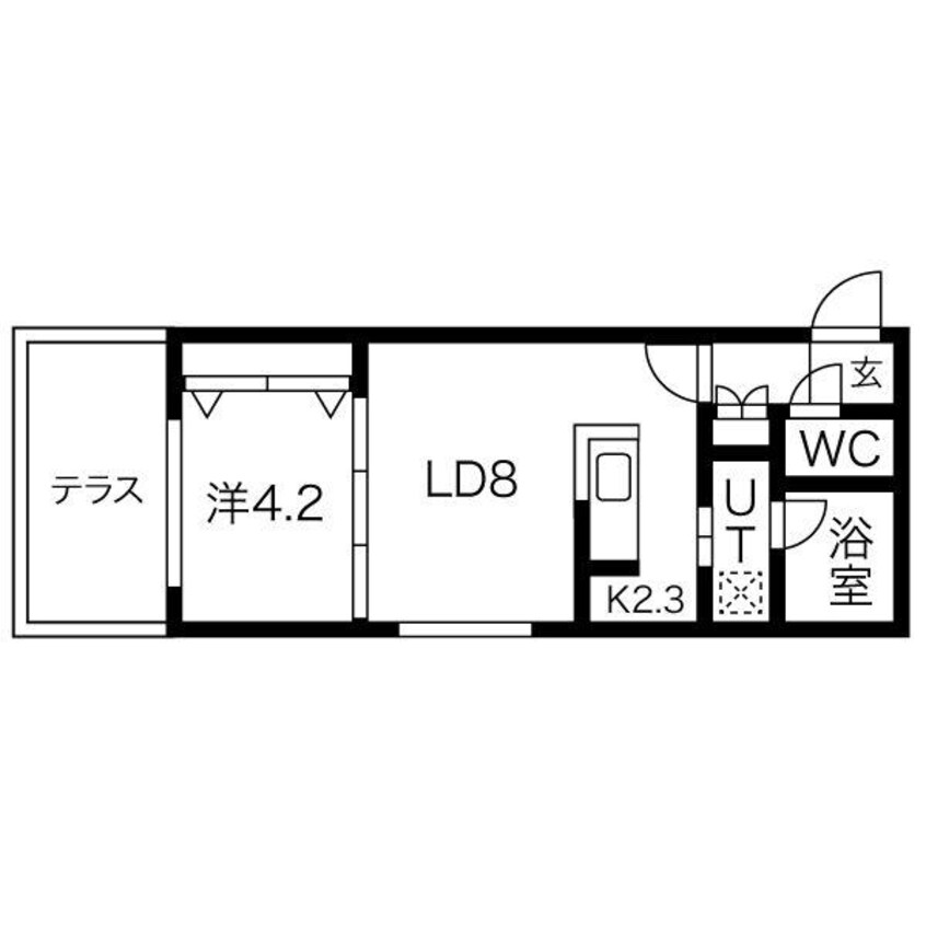 間取図 Laviere 15・6 (ラヴィエール15・6)