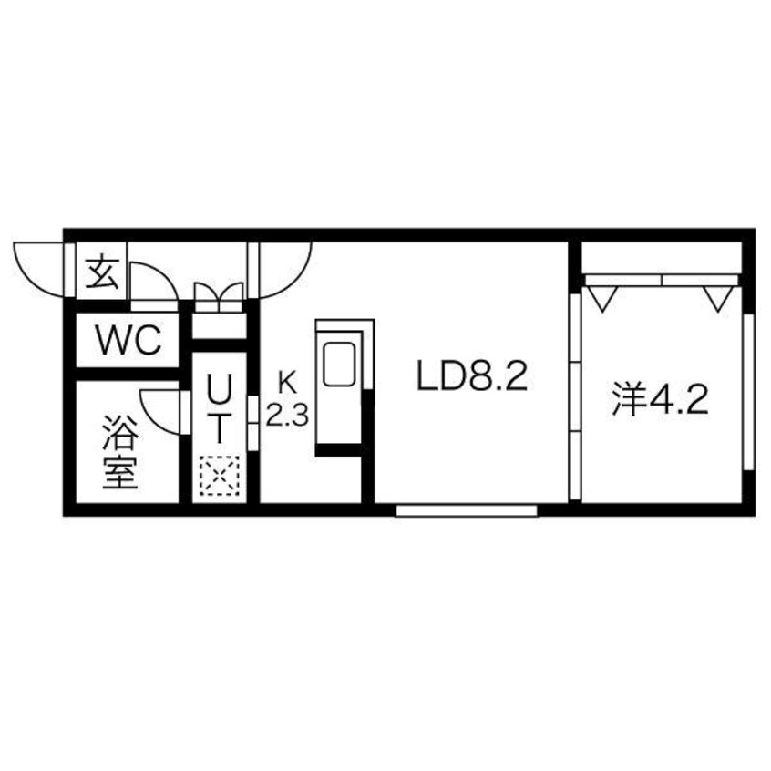 間取図 Laviere 15・6 (ラヴィエール15・6)