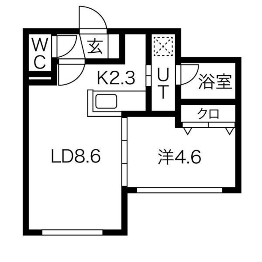 間取図 Laviere 15・6 (ラヴィエール15・6)