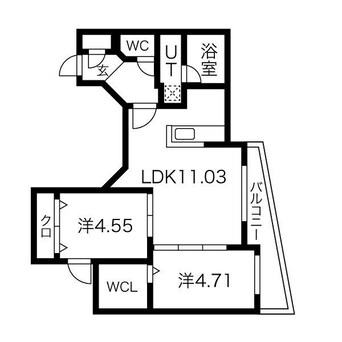 間取図 MCdIARMID(マクダミド)