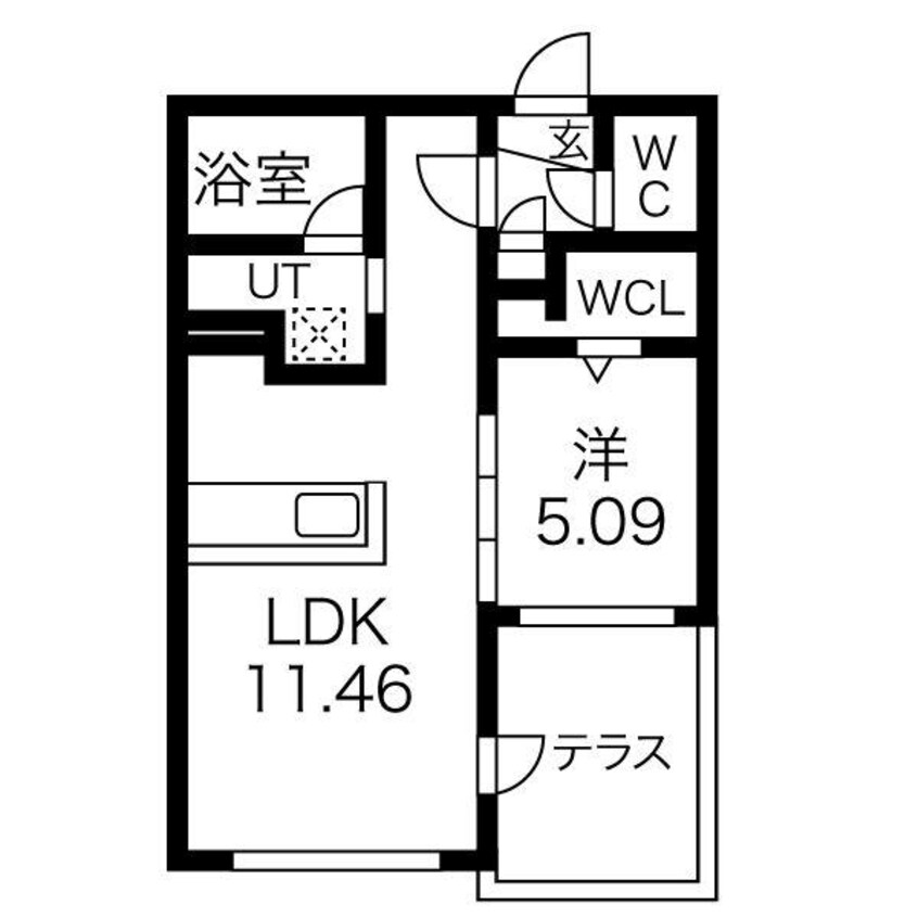 間取図 MCdIARMID(マクダミド)