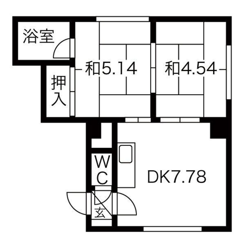 間取図 インペリアル23