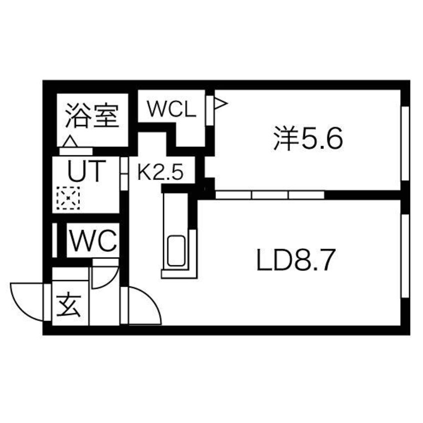 間取図 ALPHA中島公園