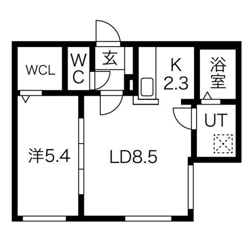 間取図 ALPHA中島公園