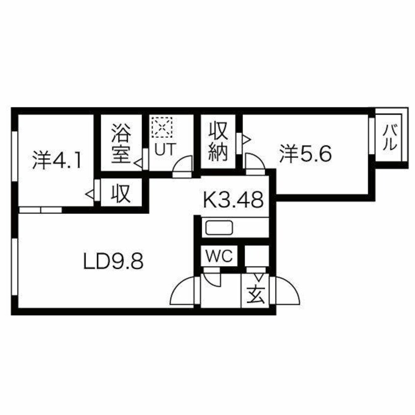 間取図 カオン山鼻(S17W10MS)