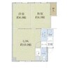 けんえいハイツ 2LDKの間取り