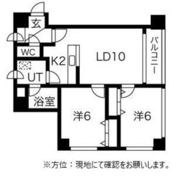 間取図 プラザ南伏見