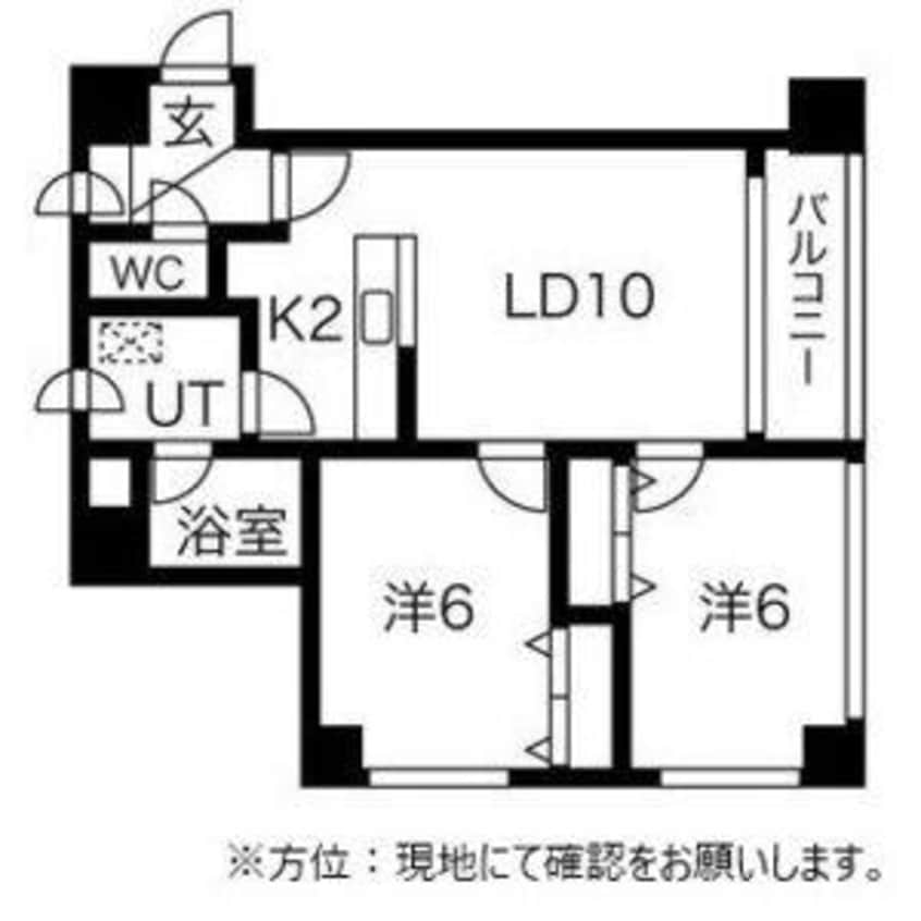間取図 プラザ南伏見