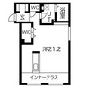 ラフィナート南16条 1Rの間取り