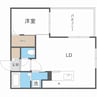 CARRERA行啓通 1LDKの間取り