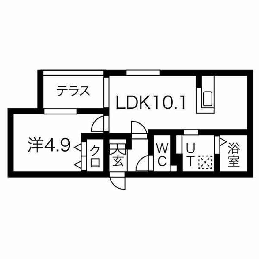 間取図 ステラ幌西