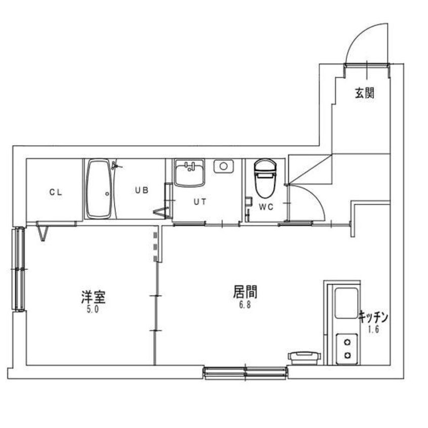 間取図 EXCEL中島公園