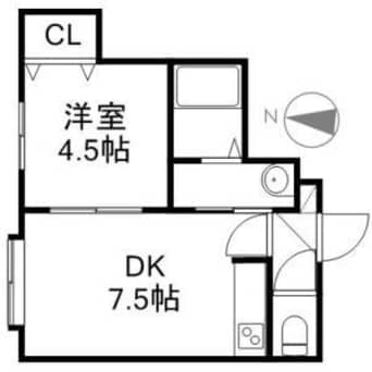 間取図 グリーンヒル中島公園