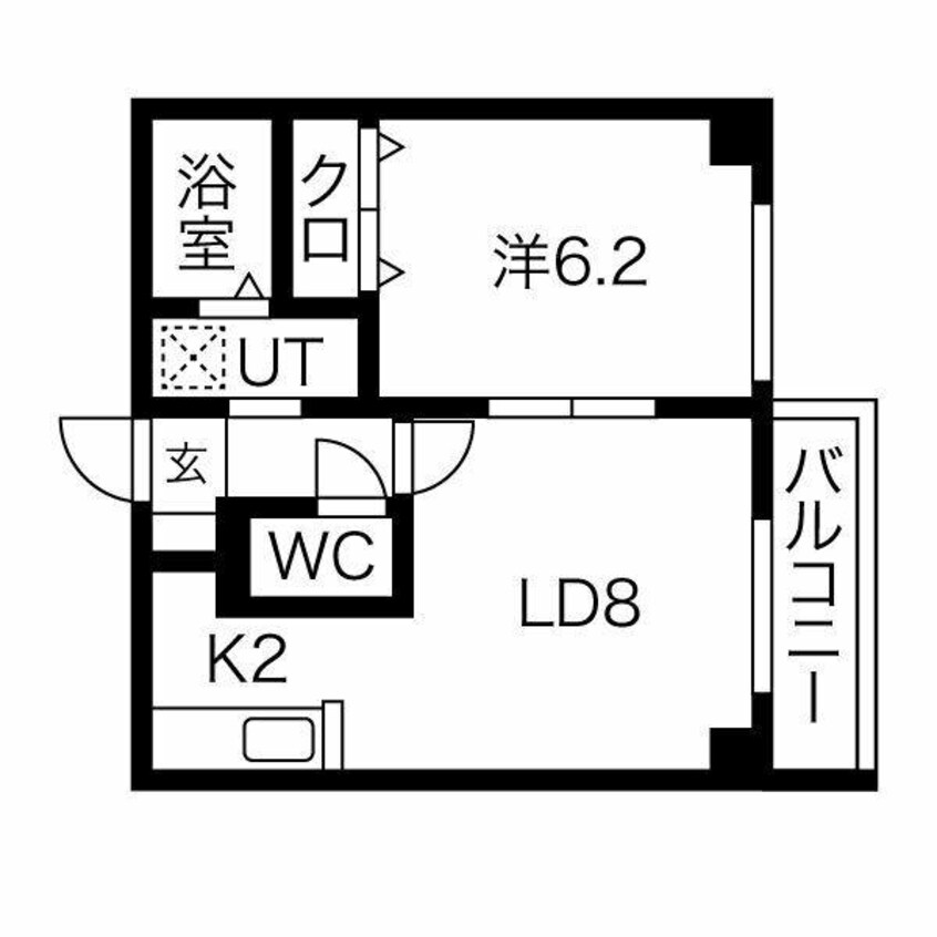 間取図 カルフール恵大